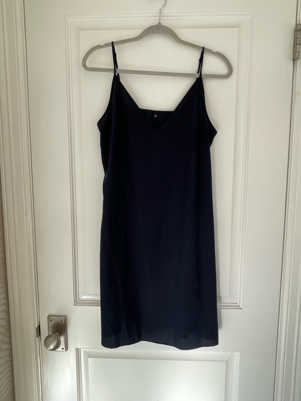 Madewell Midi | Maxi Prairie Dress, 100% Cotton Navy Windowpane, Size 8-10 - Picture 14 of 16
